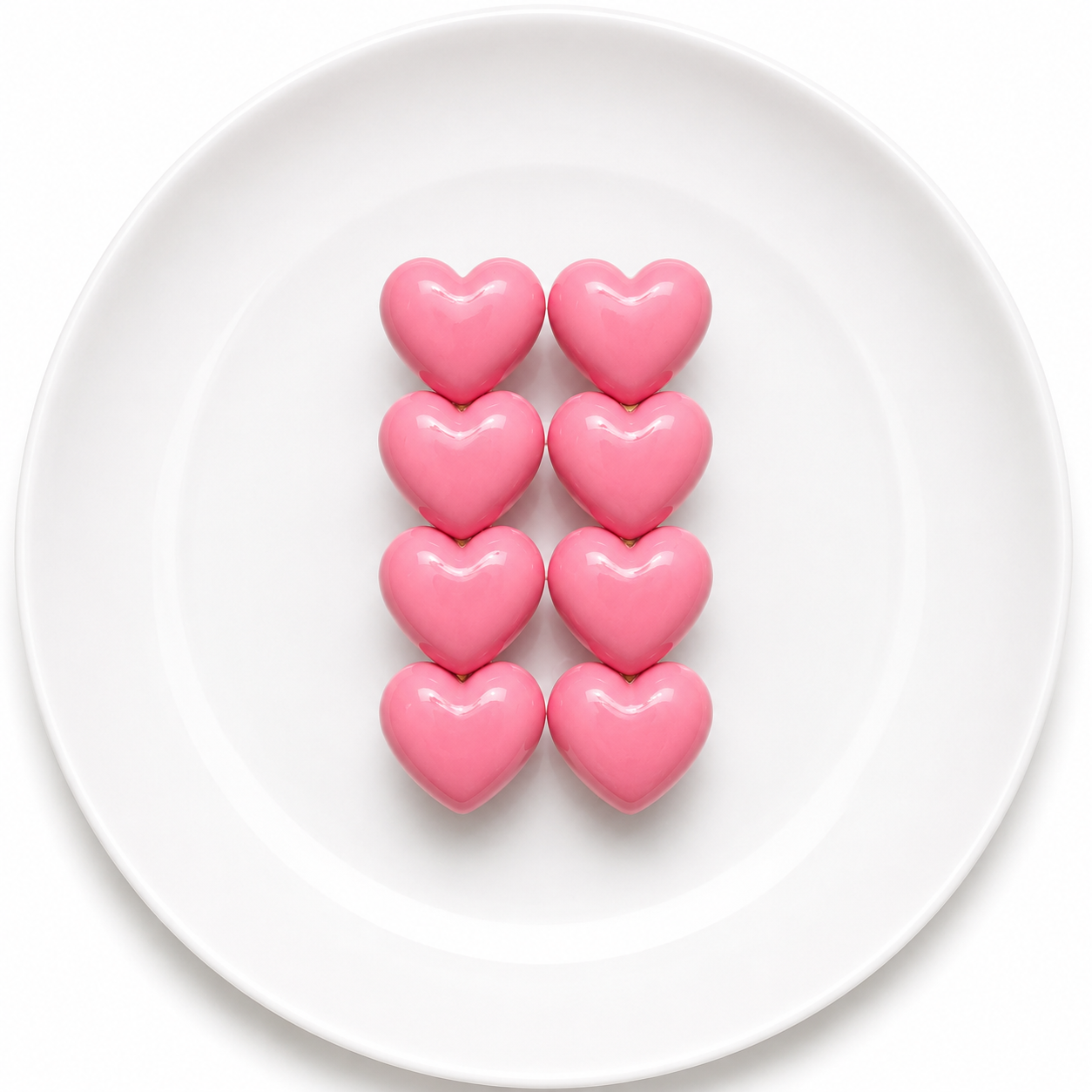 Heart Glow Alligator Hair Clip 💖