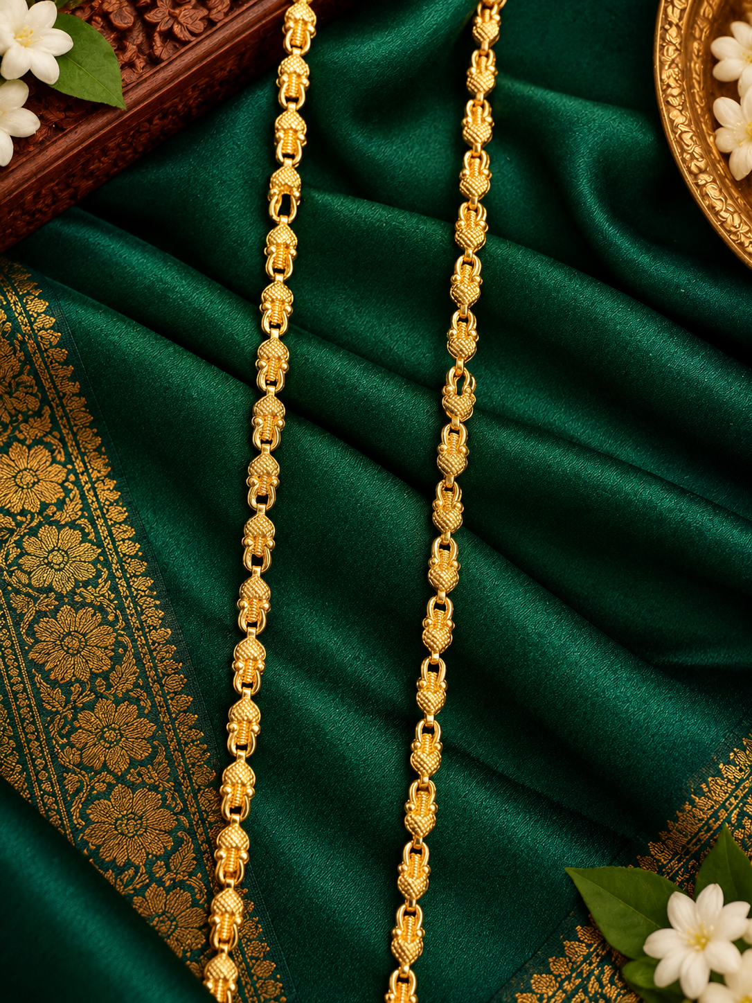 Vasanthamalai Traditional Gold Finish Chain