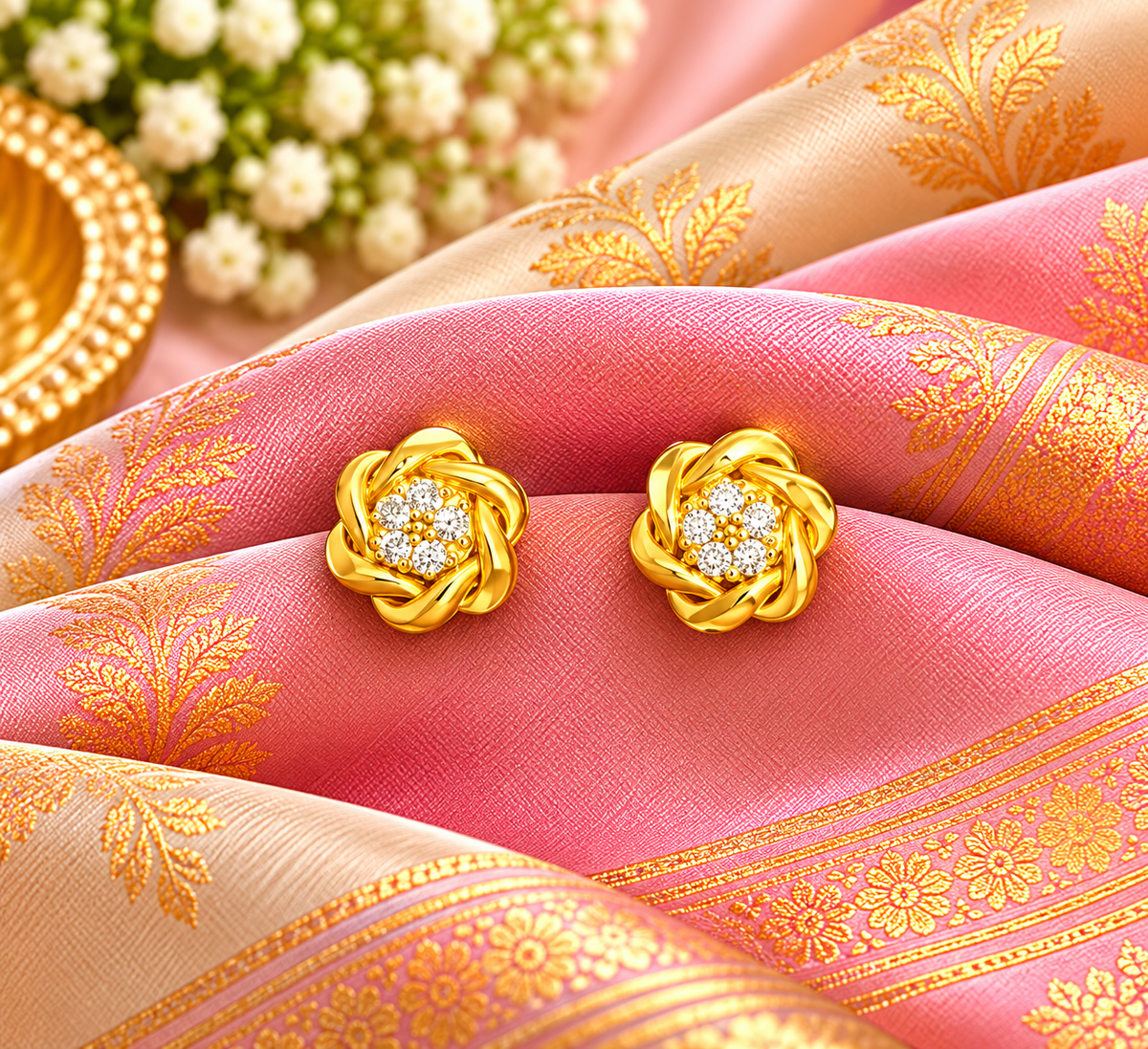 Pon Arasi Stud Earrings