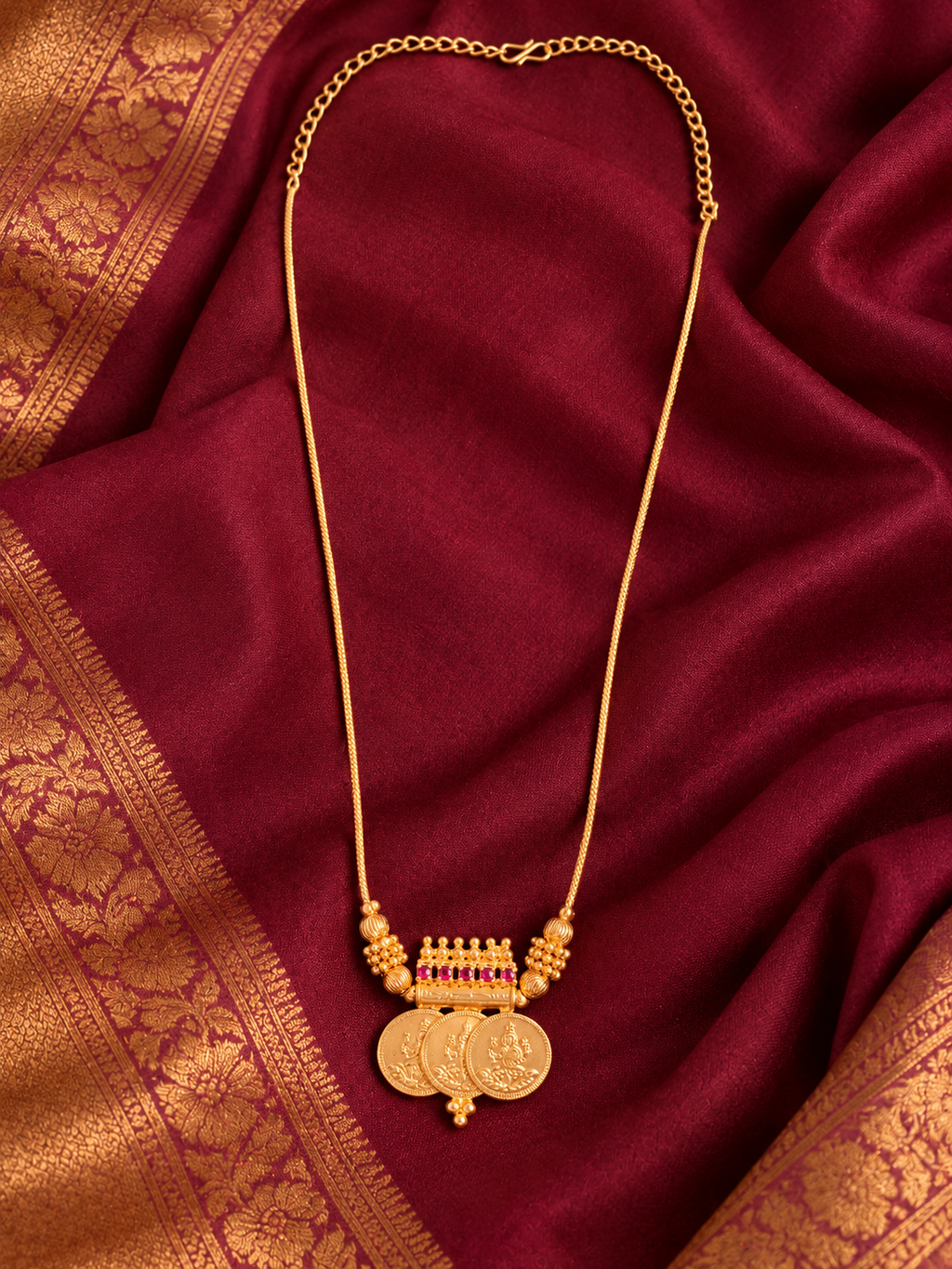 Lakshmi Kasu Mala – 6 Month Guarantee Chain