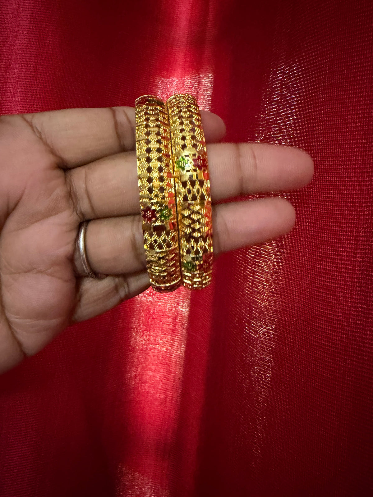 Sembon Floral Bangles
