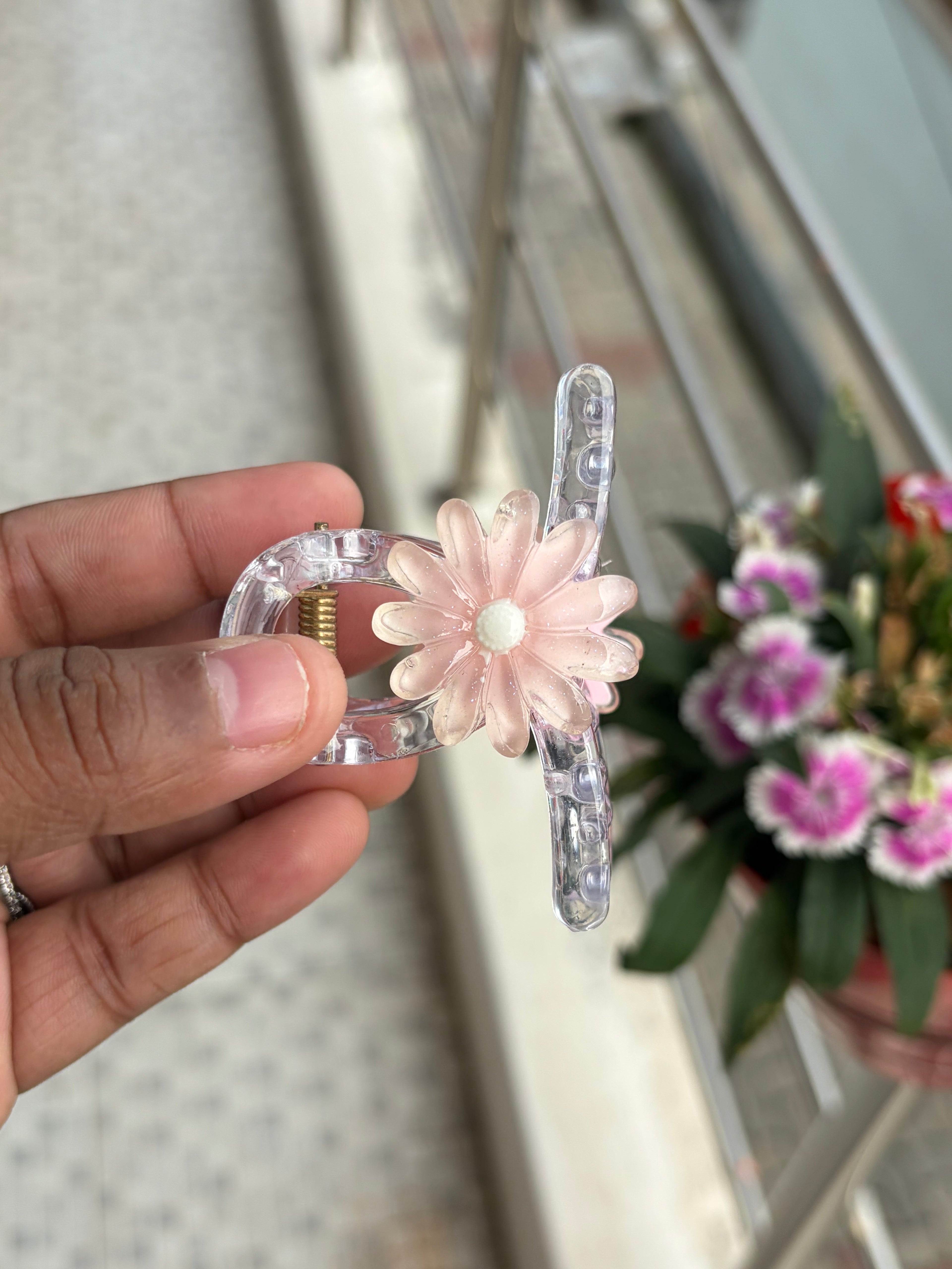 Korean Daisy Flower Hair Clip
