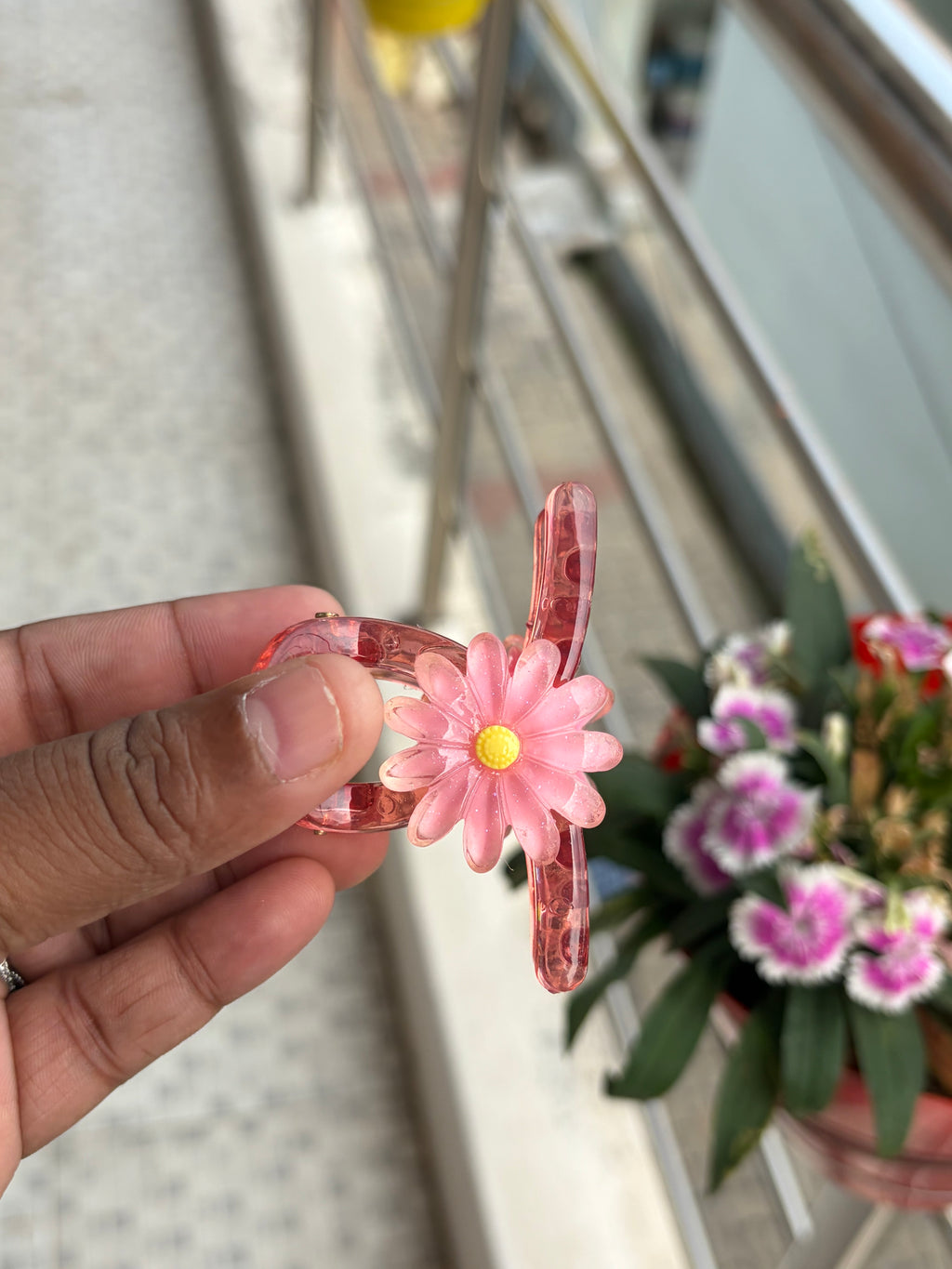 Korean Daisy Flower Hair Clip