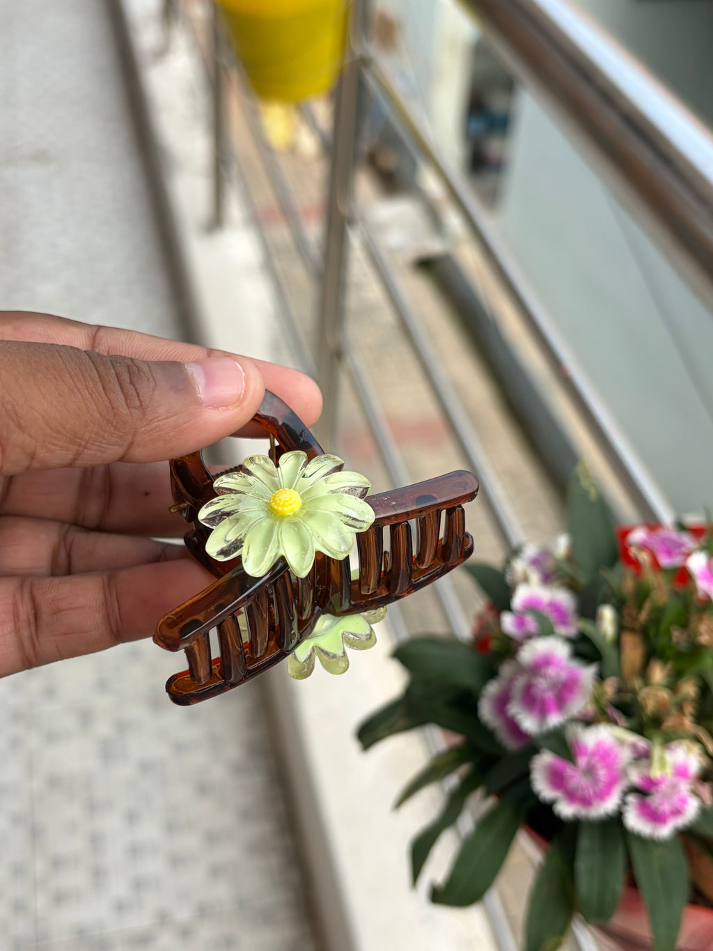 Korean Daisy Flower Hair Clip