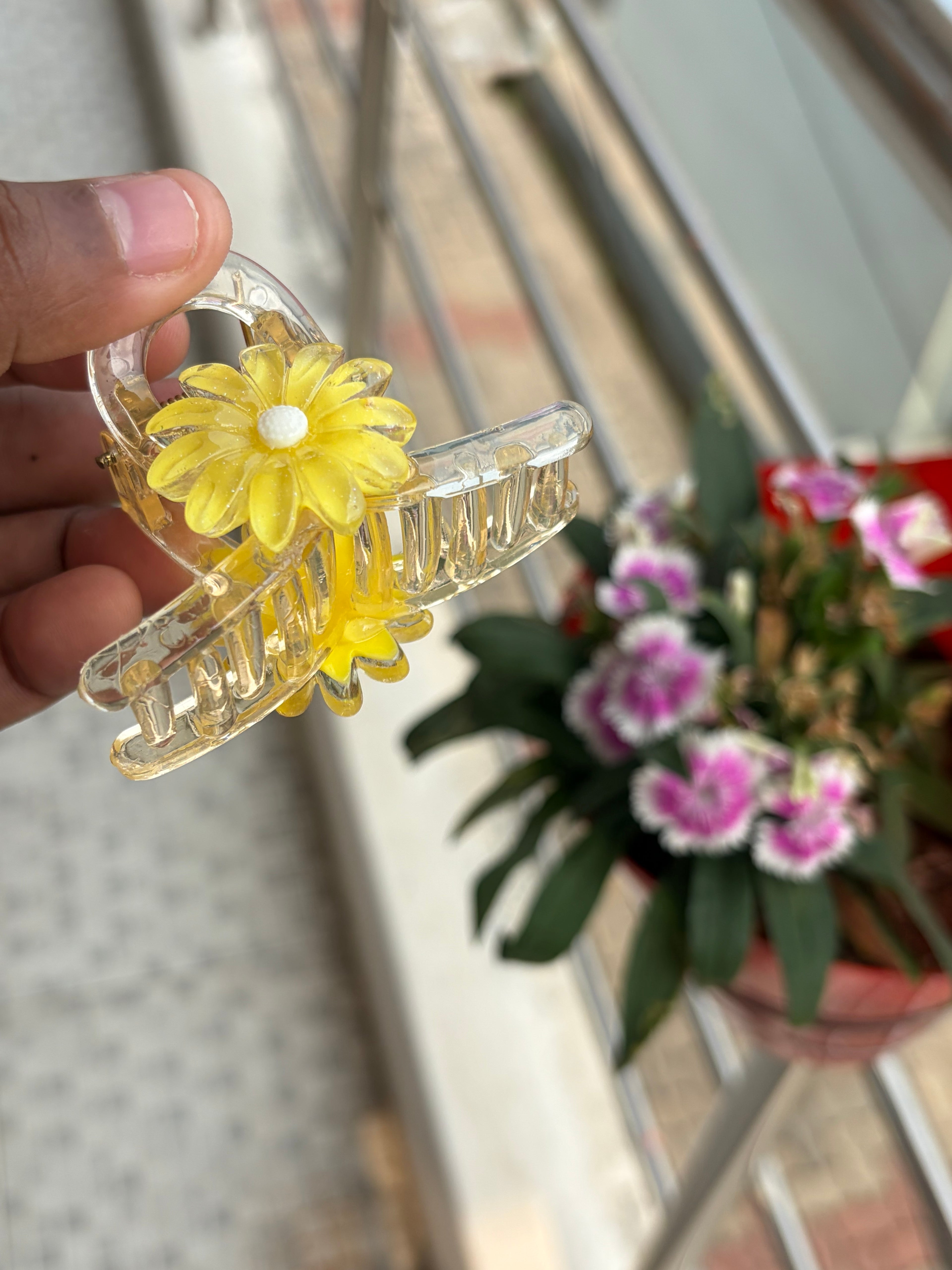 Korean Daisy Flower Hair Clip