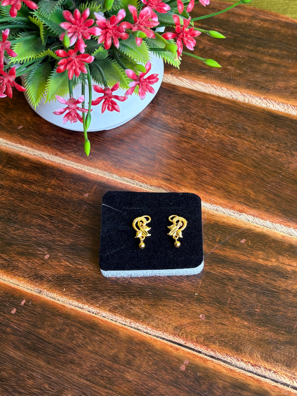 Golden Grace Drop Earrings