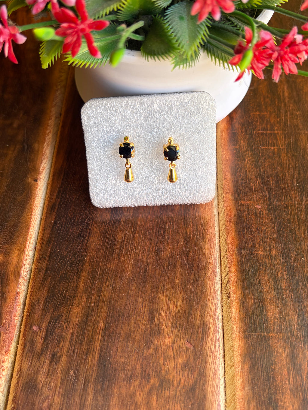 Midnight Drop Elegance Earrings