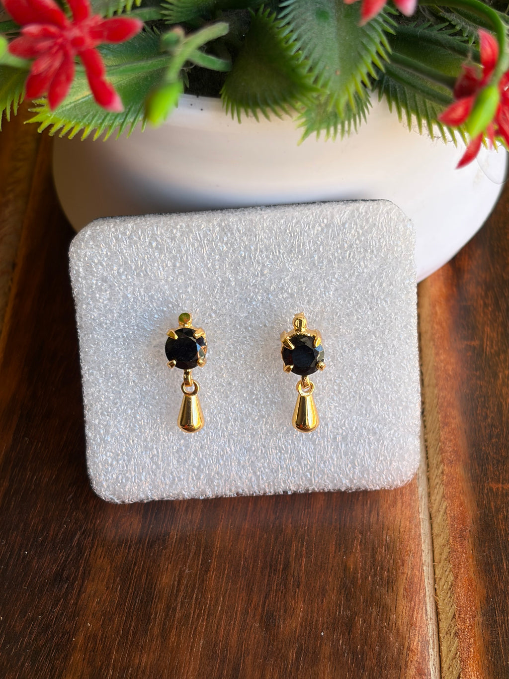 Midnight Drop Elegance Earrings