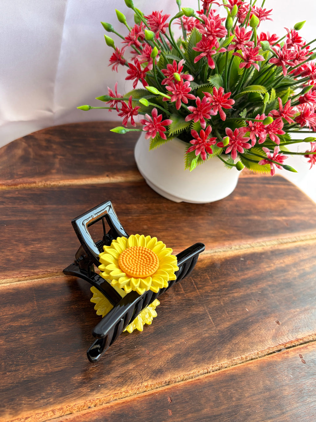 Sunny Bloom Sunflower Hair Claw Clip