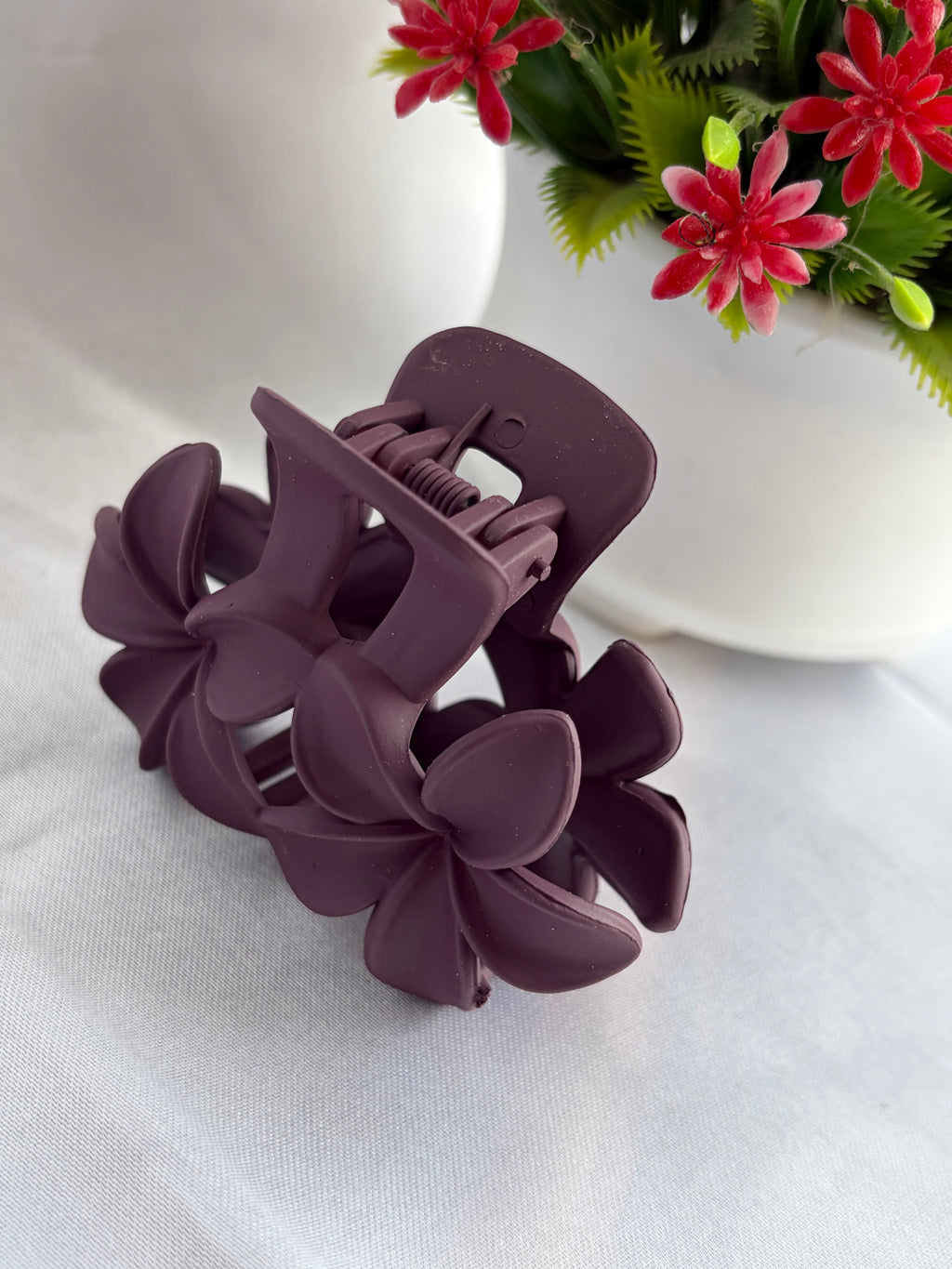 Plum Blossom Hair Claw Clip