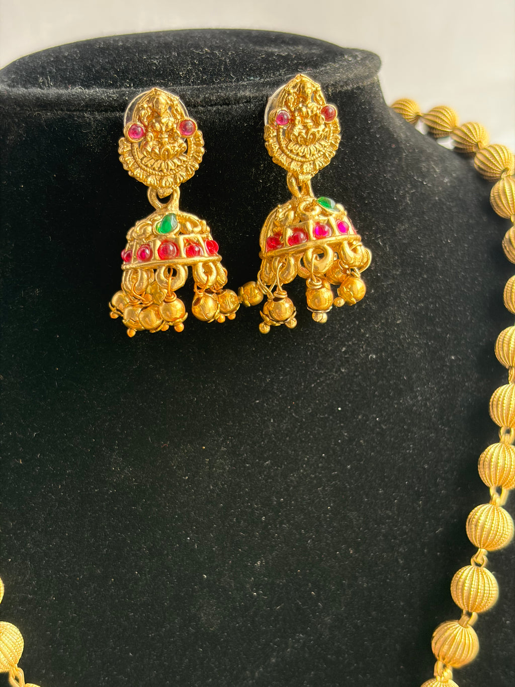 Mayura Meenakshi Antique Necklace Set