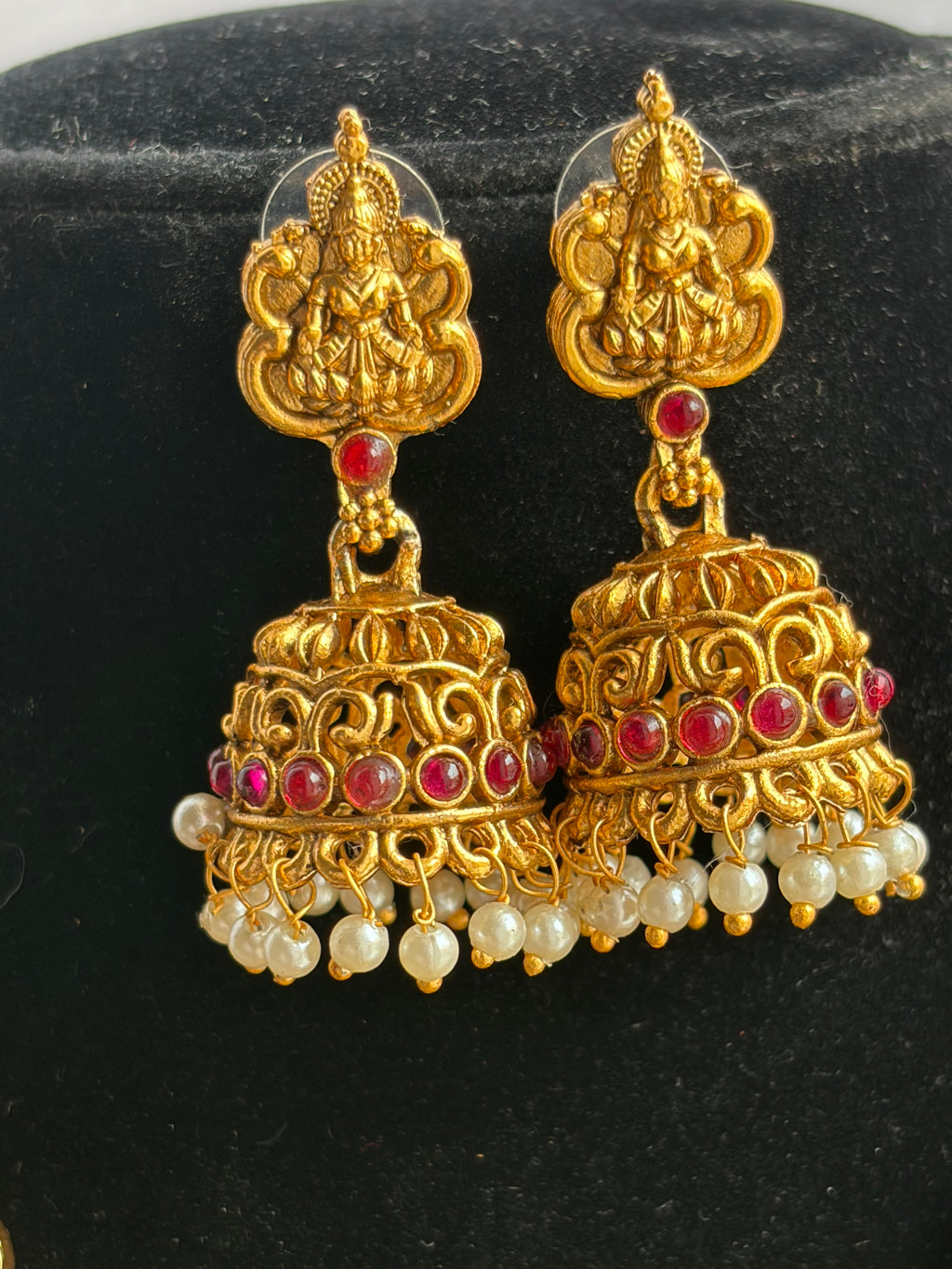 Abirami Lakshmi Antique Temple Necklace Set