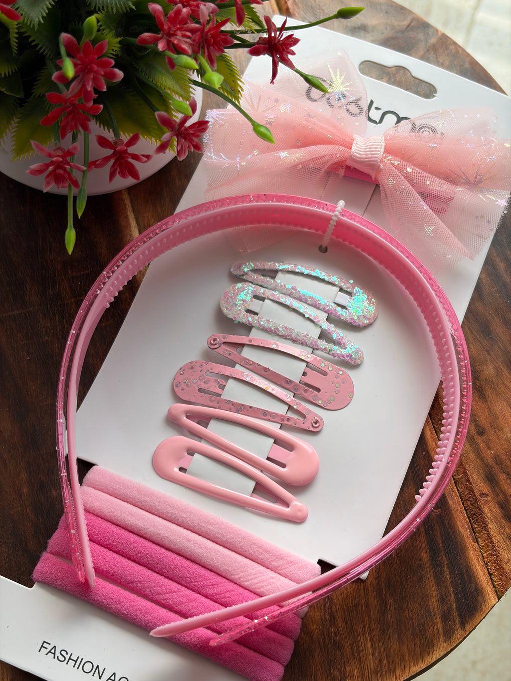 Blush Pink Princess Hair Accessory Combo