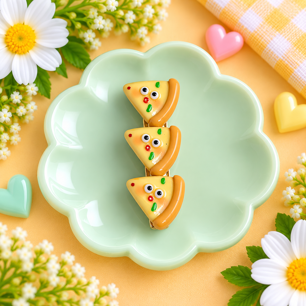 🍔🍕🍉 Foodie Kids Hair Clips