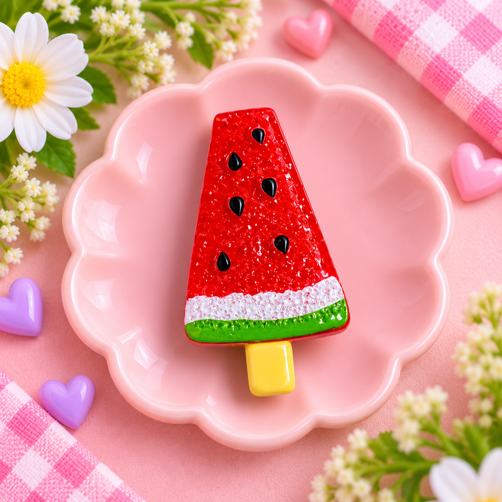 🍉 Watermelon Pop Hair Clip