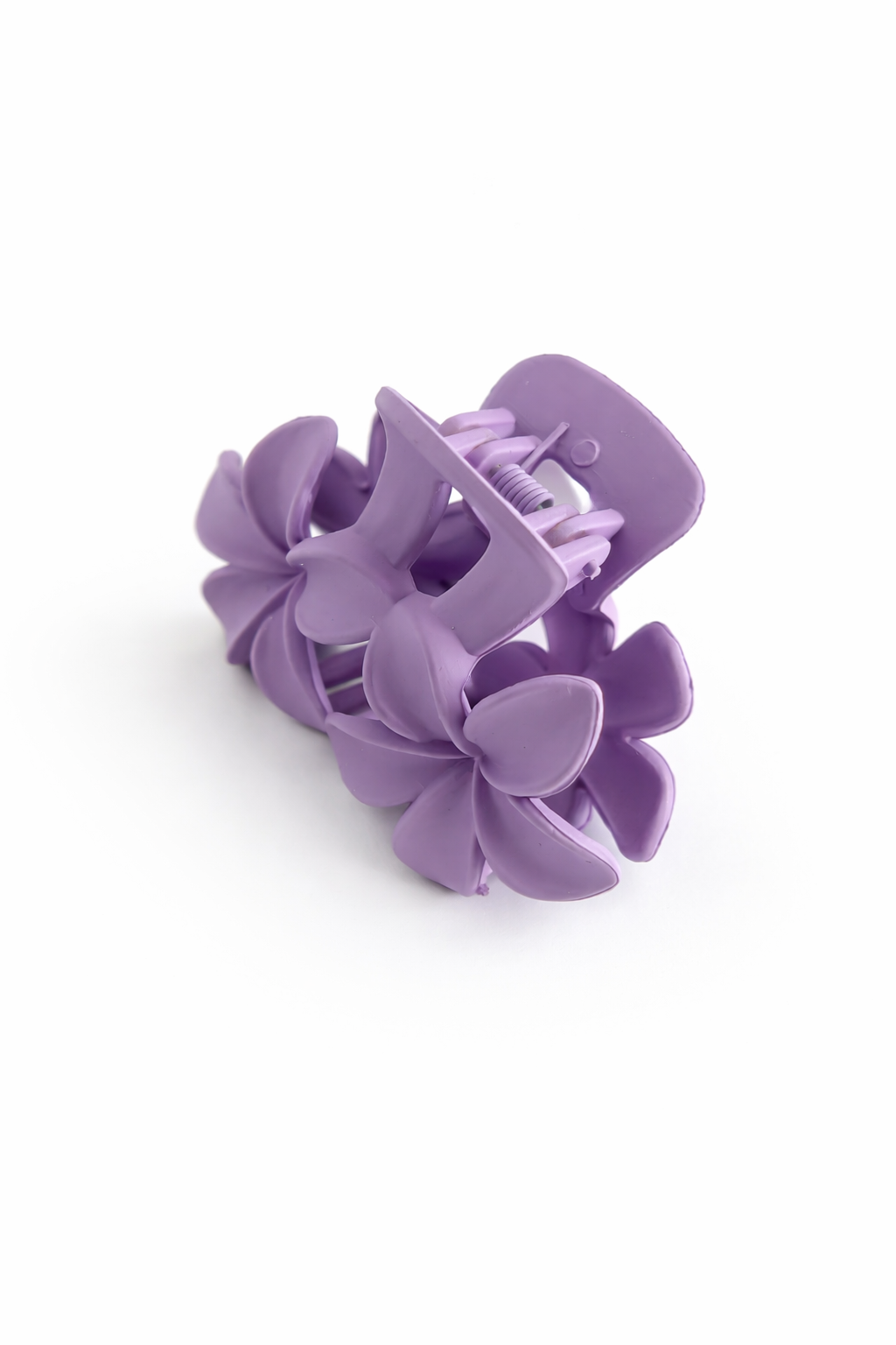 Lavender Blossom Floral Hair Claw Clip
