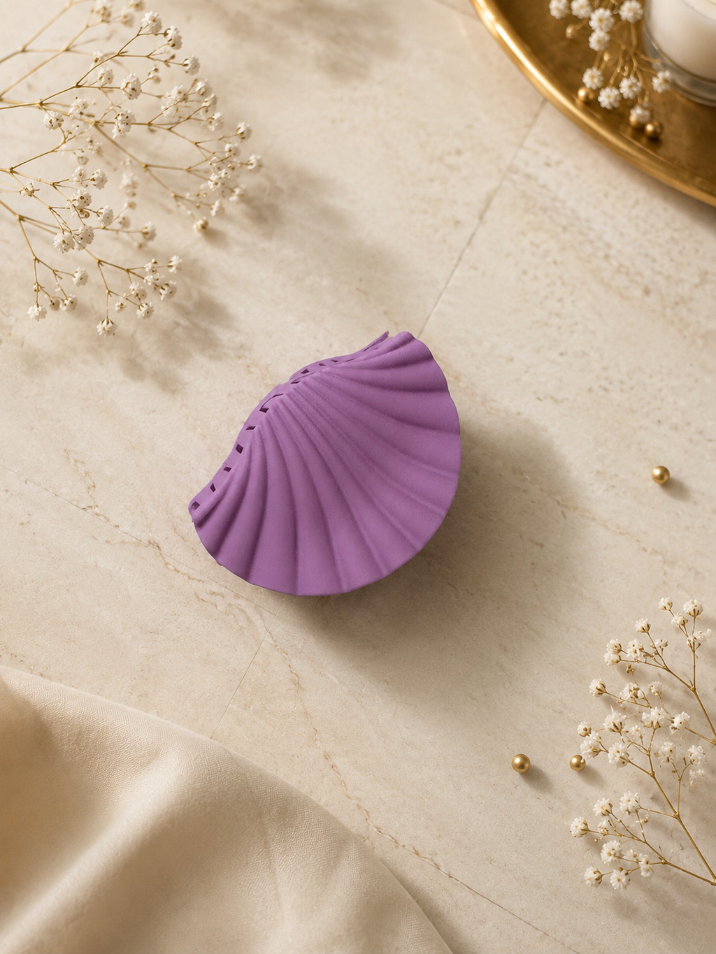 Aurora Shell Claw Clip