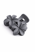 Slate Bloom Hair Claw Clip