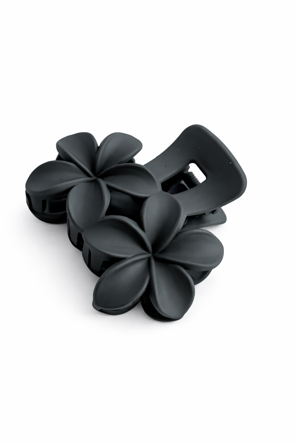 Charcoal Blossom Hair Claw Clip