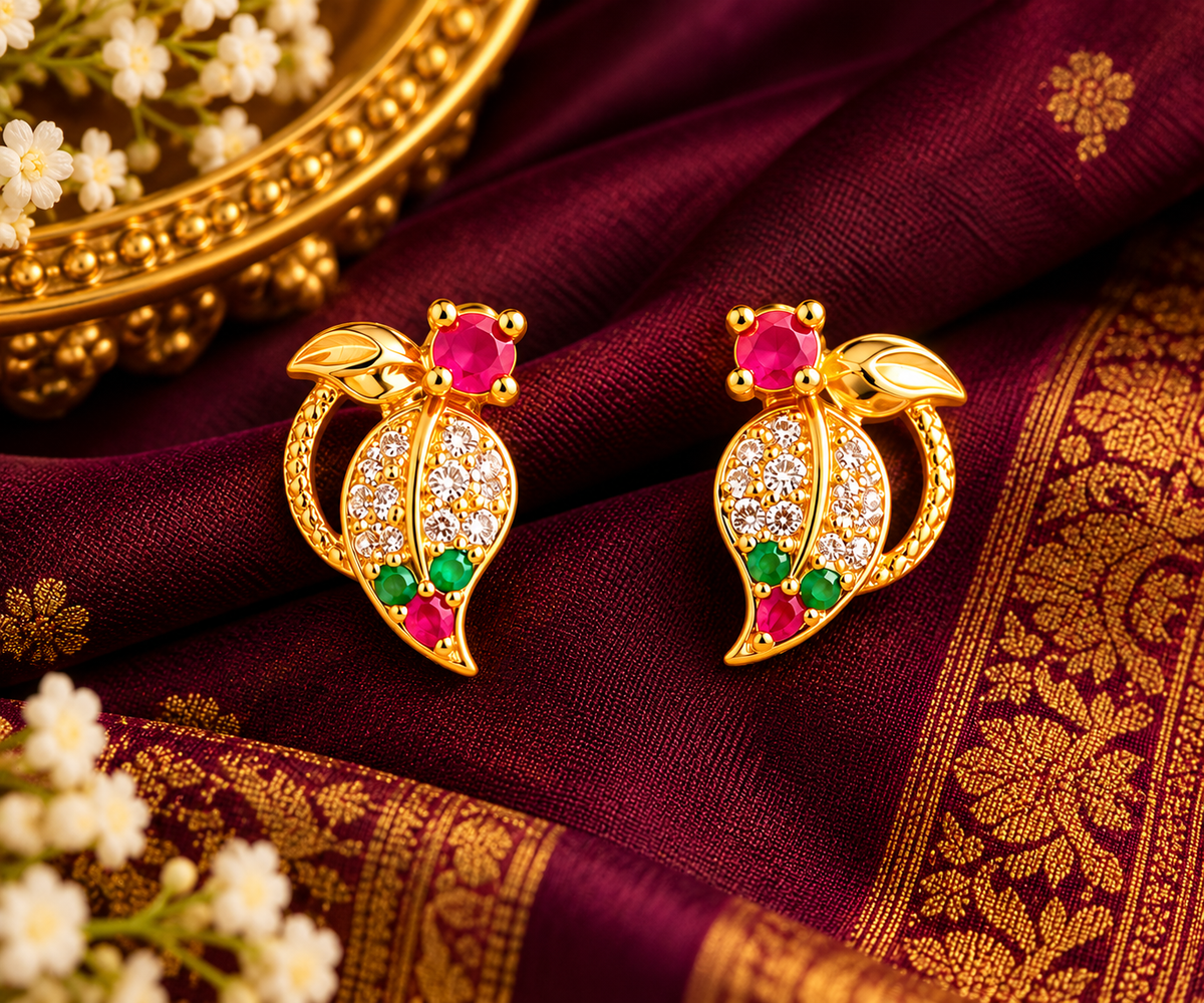 Aishwarya Rathna Stud Earrings