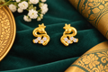 Mayil Arasi Stone Side Earrings ✨