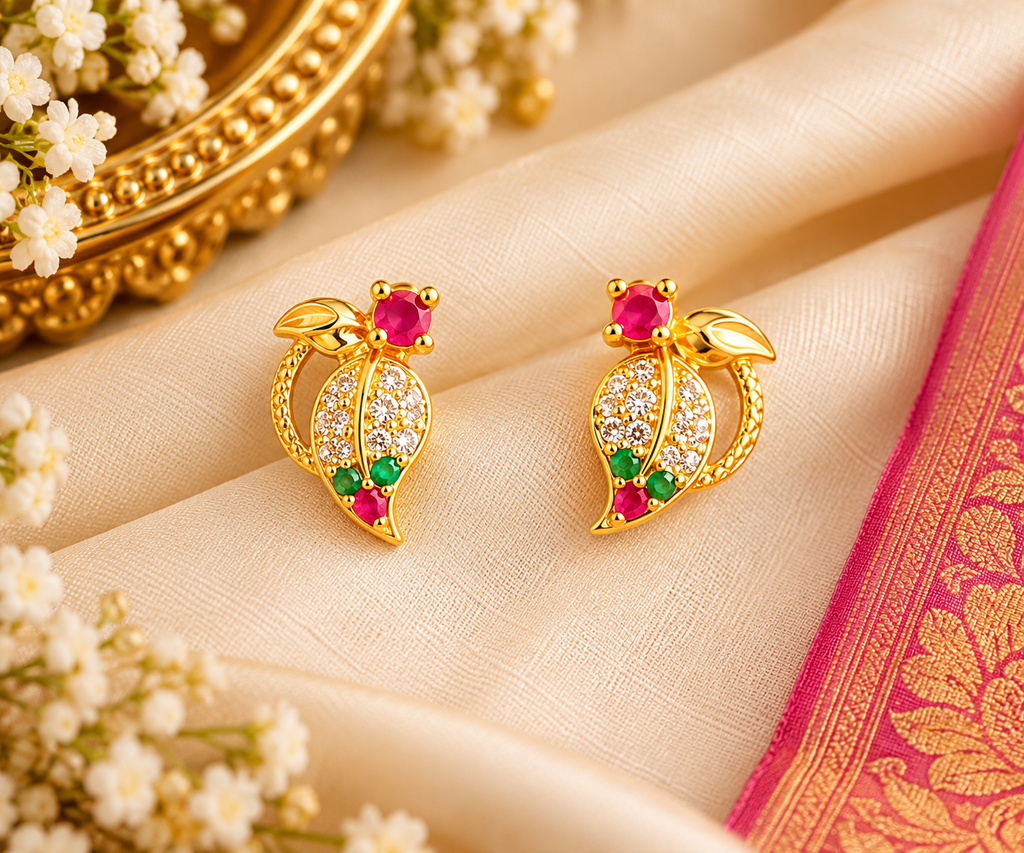Aishwarya Rathna Stud Earrings