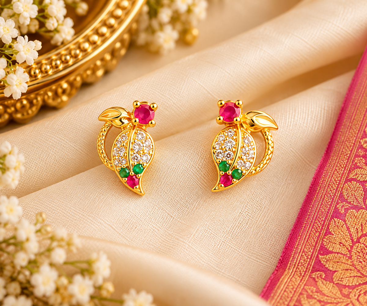 Aishwarya Rathna Stud Earrings