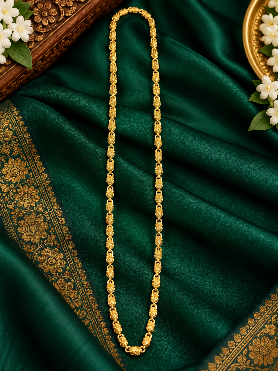 Vasanthamalai Traditional Gold Finish Chain