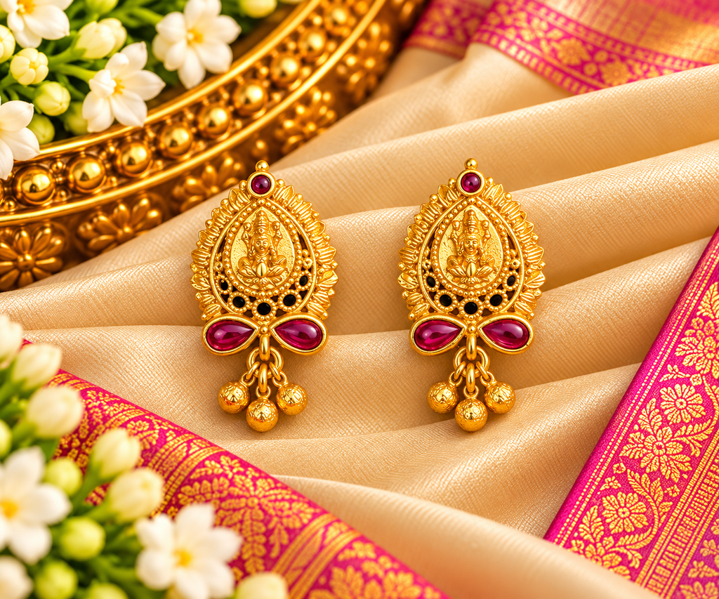 Sri Kanaka Lakshmi Earrings ❤️✨