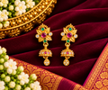Sempon Rathna Jhumka Earrings 💚❤️